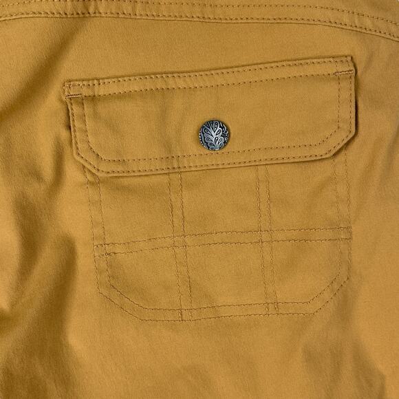 prAna Halle Pants Womens 14 Short Convertible Hiking Gorpcore Outdoor Stretch - Picture 9 of 11